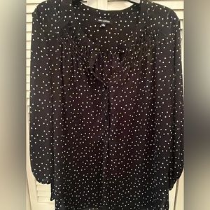 polka dot blouse